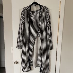 SHEIN Monochrome Houndstooth Set